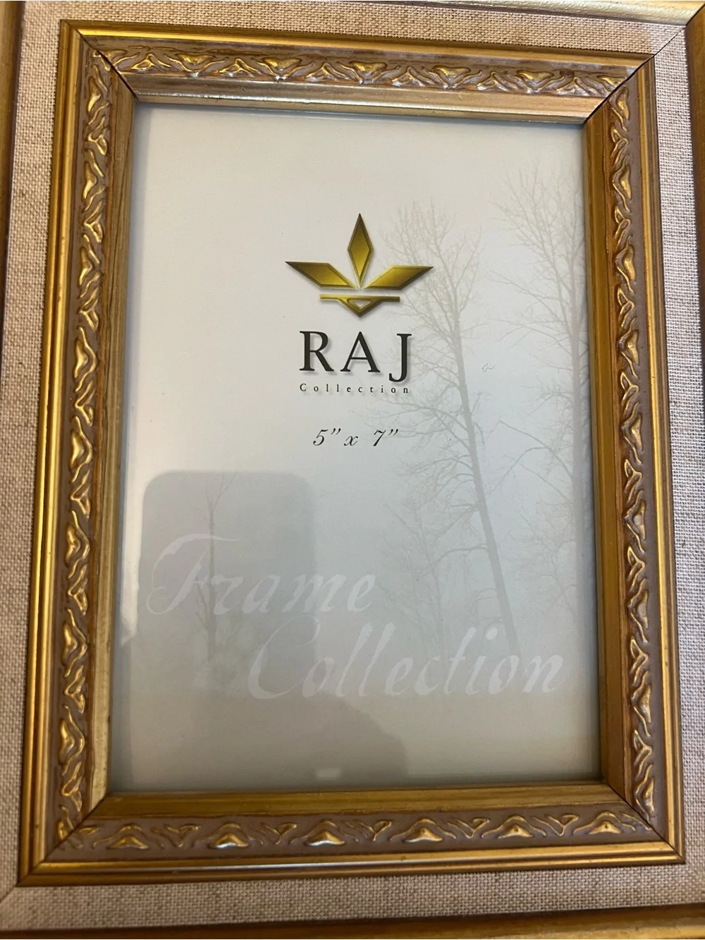 RAJ Hera Collection Gold Ornate Layered Picture Frame 5”X7”
